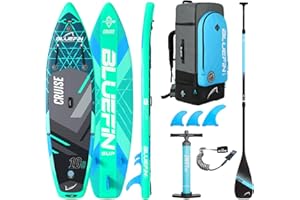 BLUEFIN SUP Bluefin Cruise Premium Stand Up Paddle Set | Tavola da Paddle Gonfiabile Premium per Adulti | Pacchetto SUP con Zaino, Pagaia in Fibra di Vetro e Pompa | Garanzia di 5 Anni