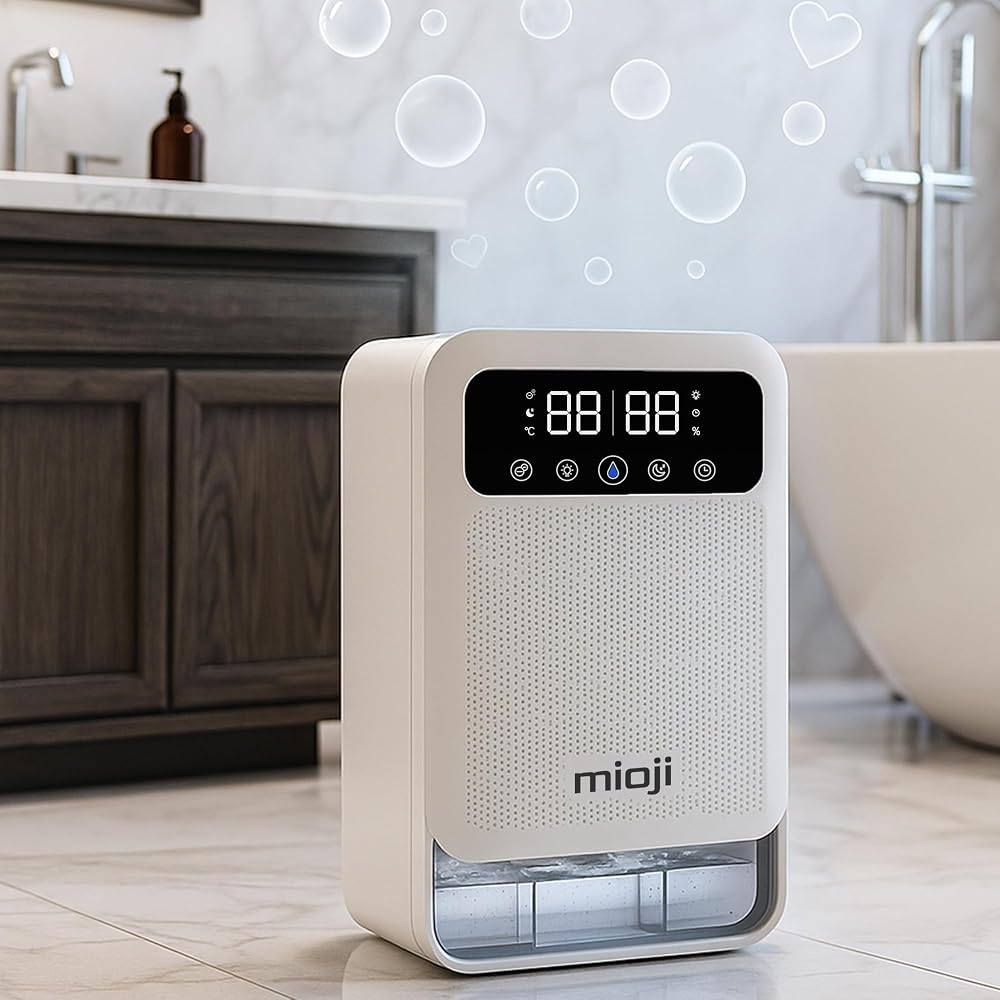 Mioji 30NEC Pro 3.8 Litre Çift Göstergeli Nem Alma ve İyon Hava Temizleme Cihazı - Beyaz