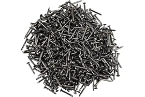 newlng Clavos Pequeños Tornillos Autorroscantes de Cabeza Redonda Madera Accesorios de Hardware Hechos a Mano Sujetadores 500PCS 1 X 10 mm Bronce