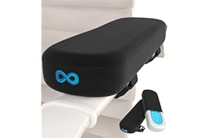 Everlasting Comfort Almohadilla reposabrazos para silla de oficina - Funda de reposabrazos para la oficina - Apoyo para antebrazos (Juego de 2)