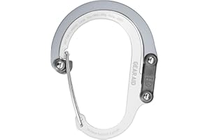 Gear Aid HEROCLIP (Large) Carabiner Gear Clip and Hook for Hanging Heavy Duty Items, Camping Backpacks, Suitcases, Kayaks, Bicycles, Garage Organization and More