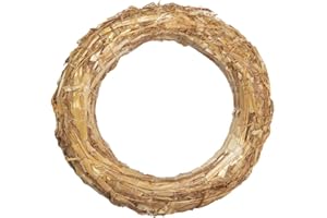 ‎DEKOPRINZ DekoPrinz® Strohkränze, 1 Stück | ø 55 cm Durchmesser | 8 cm Stärke | Strohrömer, Türkranz, Deko-Kranz, Kranz-Rohling, Strohring