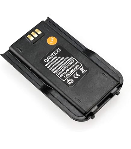 Batterie Retevis RT1 3000mAh - Lithium-Ion 7.4V, Lot De 2, Compatible Talkies Walkies RT1
