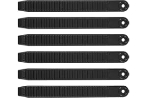 Gosknor 6pcs Snowboard Ankle Ladder Strap Binding, Highly Elastic Strap-in Snowboard Binding Straps Replacement Highly Elastic Strap-in Snowboard Binding Ladder