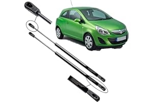 Ramor Strutz 2x Tailgate Gas Struts Compatible with a Vauxhall Corsa D Hatchback 2006-2014. Tailgate Gas Springs Replacement for 13182309 and others.