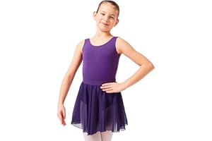 tanzmuster ® Ballettrock Mädchen - Eva - Röckchen aus Chiffon zum Reinschlüpfen fürs Ballett