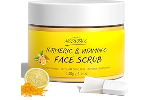 POP MODERN.C Gesichtspeeling Kurkuma, Vitamin C Gesichtspeelingcreme, Gesicht Körperpeeling Organics Gesichtspeeling Aufhellendes Peeling für Mitesser Verbessert Akne mit dunklen Flecken für Damen und Männer