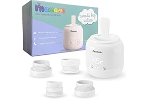 Mamami Scaldabiberon Portatile senza fili, Nuova Funzione Timer Integrata, Compatibile con i migliori brand, Scaldabiberon Portatile, scalda biberon neonato portatile, Scalda il latte in 2 minuti
