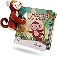 Intelliskills Monkey Mischief Story Book with Soft Toy,Interactive Story Book for Kids,Board Book with Stuffed Animal Toy for Toddlers,Early Learning Book for 3+ Year Old Boys/Girls,Best Birthday Gift