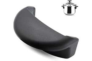 CHEFZOCO Asa para Olla a presión Moderna Magefesa, Asa de Repuesto para Olla a presión Compatible con Magefesa Star, Mango para Olla a presión, Asa de Recambio para Olla, No Incluye Tornillo, Negro
