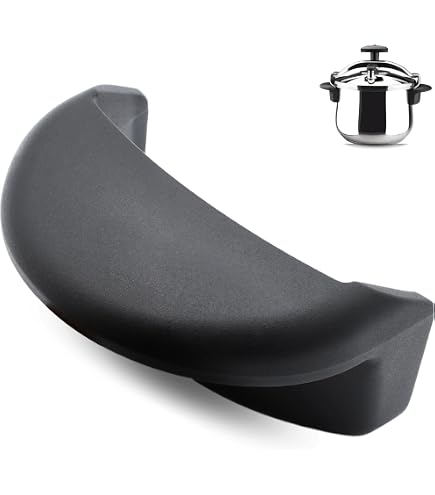 CABLEPELADO Maniglia Di Ricambio Per Pentola A Pressione Moderna Magefesa – Ergonomica, Nero, 10 Cm (Viti Non Incluse) - 3