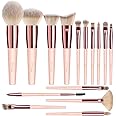 Makeup Brushes Start Makers 15Pcs Marble Makeup Brush Set Foundation Powder Blush Blending Eyeshadow Brushes Sets