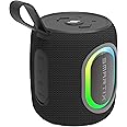 Smartix SoundPod Up Portable Bluetooth Speaker, IPX5 Water Resistant, 10 Meters Transmission, Bluetooth V5.3, Dual Pairing, Dynamic EQ, RGB Light, Support SD Card, AUX, FM Radio - Green
