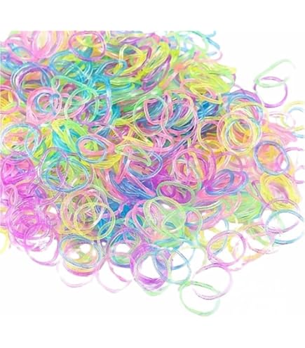 400 Clip A S In Gomma Trasparenti - Connettori In Plastica Per Braccialetti Fai Da Te E Gioielli - 4