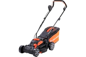 YARD FORCE Tosaerba LM C33 con batteria da 20 V/4,0 Ah, larghezza di taglio ca. 33 cm, altezza di taglio 20 – 60 mm, con sacca ibrida da da 30 litri, batteria e caricatore inclusi