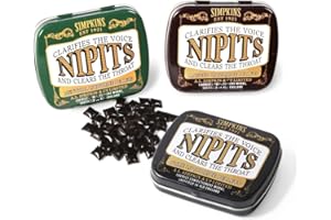 PREMIER LIFE Simpkins Nipits Licorice Pellets - 1 x Licorice, 1 x Aniseed and 1 x Menthol (1 of each flavour)