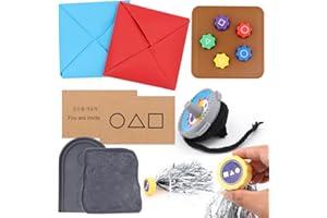 XIMKONTER Gonggi Korean Game, Traditional Korean Games, Gonggi Steine Catching Game,Korean Folk Game Set, Jebi chagi, Gong-gi, Biseokchigi, Paeng-y, DDAKJI, Family Travel Games