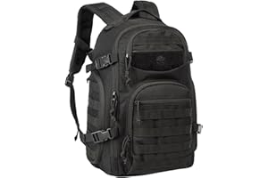 TRAILKICKER Tactical Laptop Backpack Military Backpack for Men Black Tactical Bag Backpack
