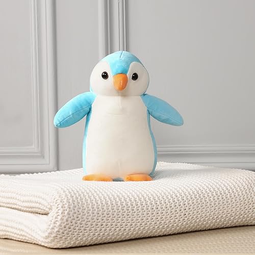 Mirada Turquoise Penguin Soft Plush Toy | Cute Adorable Stuffed Animal for Kids, Boys & Girls | Soft Toys for Kids, Stuffed Animals, Animal Soft Toys, Cuddle Toy, Baby Gift | 20cm