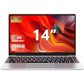 NOTODD PC Portable 14" Win11 Pro - 6 Go RAM + 256 Go SSD (extensible 1To) - Celeron N4020 - Léger 1.36kg - Clavier AZERTY FR - Avec Souris Sans Fil - 11