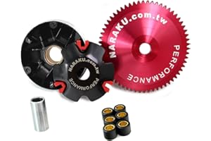 ‎AREA1 Variomatik + Riemenscheibe kompatibel mit Peugeot Kisbee 50 4T RS, Django 50 4T ID, Kisbee 50 4T Sportline, V-Clic 50 4T, Pulse BT49QT-9 Scout (Naraku/Sport)