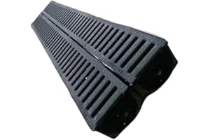 SHMOX Plastic Drainage Channel Pack 1m Lengths (Pack of 2)