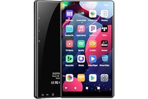 Fanvace 96GB MP3 Players with Bluetooth WiFi, Android 13 OS MP3 & MP4 Players with 5" Touchscreen and Speaker, 4GB RAM & 32GB ROM, 2500mAh Music Player with Spotify, Amazon Music, Play Store