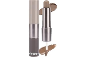 Erinde 2-w-1 krem sztyft do konturowania i płyn do konturowania, trwałe naturalne konturowanie, matowe wykończenie, wyraźne kontury twarzy, miękka jedwabista konsystencja, łatwe do rozmazania