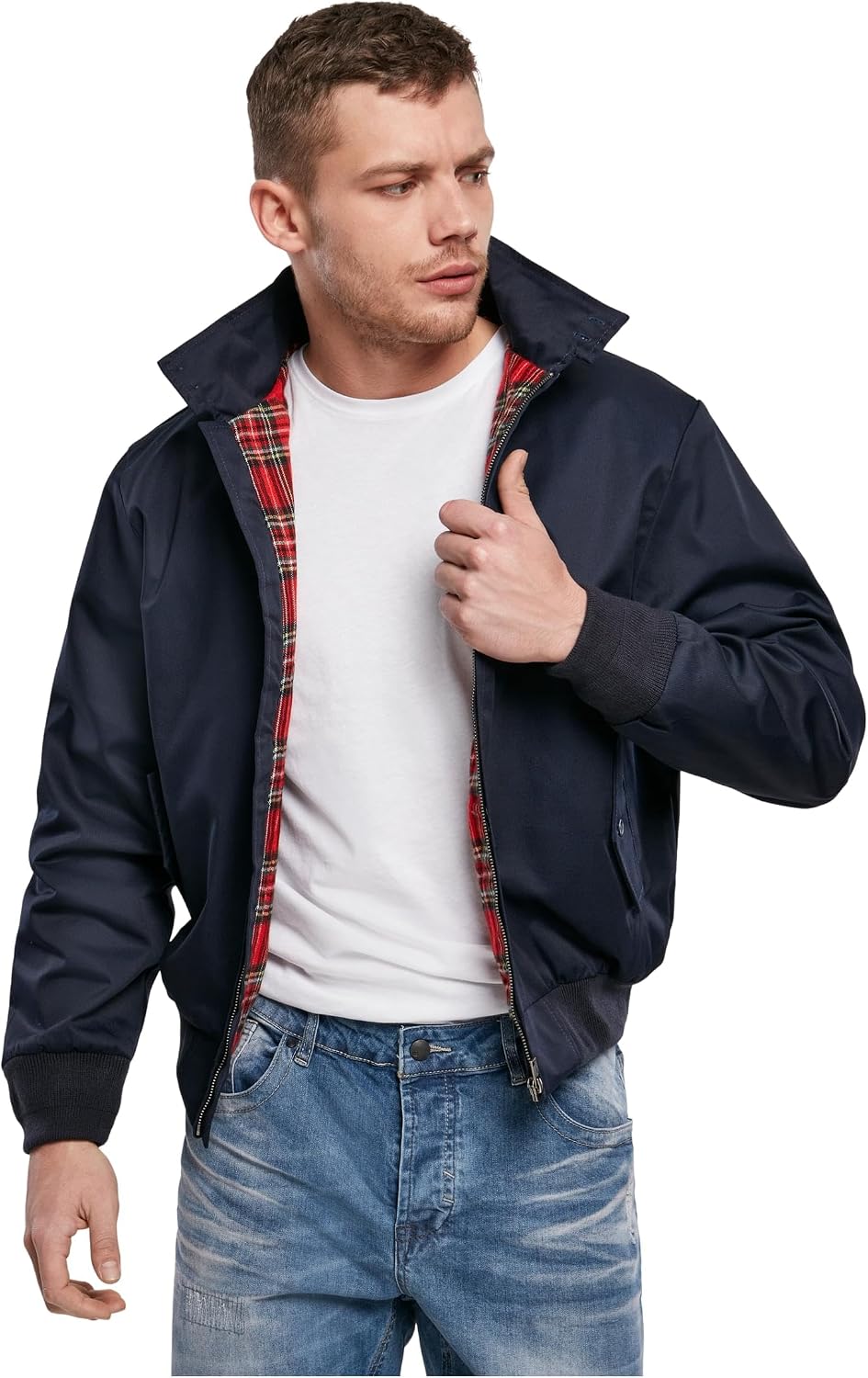 Brandit Capucha Lord Canterbury Hombre Cazadora Bomber Negro Rippbündchen Sin definir