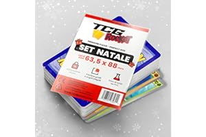 TCG Rocket Set NATALE - 100 Carte Pok Originali Italiane, Include 1 Ultra Rara, 5 Carte Luccicanti (Olo, Reverse) e Confezione Regalo Natalizia