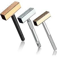 3 Stück Schleifscheibe Dresser Diamant Schleifscheibe Stein Kommode Werkzeug mit Flach Diamant Beschichtet Oberfläche…