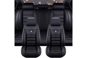 XENITE Housse Siege Voiture pour MG ZS MG4 MG5 ZS EV 2000-2023, Ensembles de Housses de Siège sur Mesure Tuning Voiture Interieur Accessoire,Black