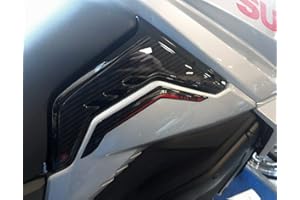 labelbike - Autocollants en Résine Gel 3D Protections latérales de réservoir Moto compatibles avec Suzuki Katana 2019-2023 Couleur Rouge