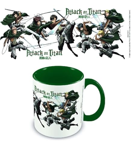 L'Attaque Des Titans Mug Chibi Trio 320ml
