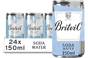 Britvic Soda Water, 24 x 150ml Can