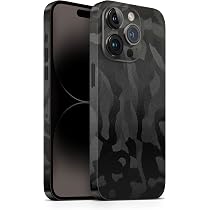 Skin TF Pour IPhone 16 Pro Et Pro Max - Protection Complète 360° Ou Seulement Dos - Noir Mat - Installation Facile