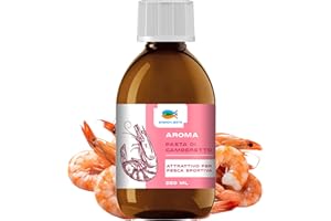 ENERGY BAITS | Aroma Pasta di Gamberetto per Pesca Sportiva | Attrattivo Liquido da Usare su Pasture, Esche e Boiles (utilizzo a Freddo - No Cottura) - Adatto per la Pesca di Mare e Lago