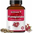 Herb Essential Pomegranate Tablets, 500mg, 60 Tablets | Rich in Antioxidants, Immune Support, Stress Relief