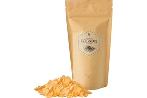 ‎BEEGUT Kiefernharz aus Portugal, 100g natürliche Baumharz Harzklumpen (Kolophonium), leicht zu pulverisieren, für Balsame oder Bienenwachstücher