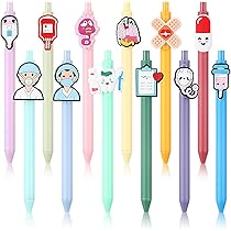 20 Penne Per Infermieri - Inchiostro Nero Con Clip - Regalo Divertente Per Medici - Foto 2