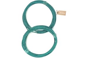 Vama Zündschnur für Feuerwerk & Feuerwerkskörper, langsam brennend – 10m Rolle grüne Visco Anzündlitze 2,0 mm, 80 Sek./Meter – Knallschnur für Anzünder & Fernzünder