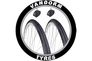 Vandorm 27" x 1 1/4" Tyre Dark Amber Wall Racer Slick Bicycle Tyre & Tube Deals