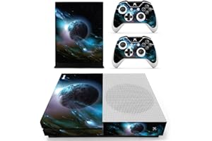 DOTBUY Xbox One S Autocollant Console Decal Vinyl Skin Sticker + 2 Autocollant Manette + 1 Autocollant Kinect Set (Dark Earth)