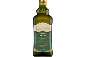 Costa d'Oro – 100% Italiano 750 ml. Olio extravergine di oliva estratto a freddo da olive 100% italiane. Bottiglia da 75 cl.