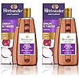 Herbsindia Onion & 7 Herbal Seeds Hair Oil With Nourish Tube | For Stronger & Longer Hair| Silicone & Paraben Free | All Hair Types | 280ml (Pack of 2)