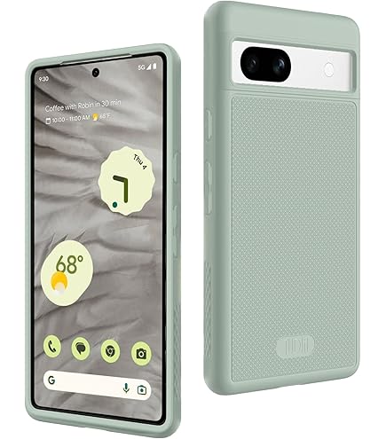 RankOne Hülle Für Google Pixel 9 (6,3") – Stoßfestes TPU-Case Mit CD-Muster, Helles Lila
