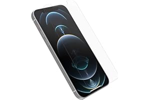 Otterbox Protecteur d'écran Alpha Glass pour iPhone 12 / iPhone 12 Pro, Verre trempé, protection anti-rayures x2, Livré Sans Emballage