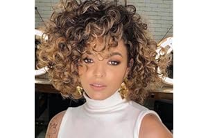 WOWCFYYDS GoGo Curl Crochet Braids Hair 8 Inch 8 Packs Ocean Deep Wave Crochet Hair Extensions Synthetic Curly Crochet Hair for Black Women（1B/30/27）