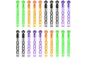JOFONY Bubbles For Kids, 20PCS Halloween Bubble Tubes with Wand Halloween Mini Bubble Wands Bubble Kids Summer Toy Party Bag Fillers for Trick or Treat