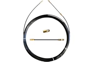 STAK BY VELAMP Stak Sonda tiracavi in Perlon, nera, diametro 4 mm, 5 metri, con terminali intercambiabili